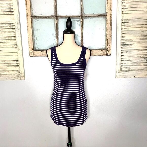 NWT Caslon Striped Tank Top - Picture 1 of 11